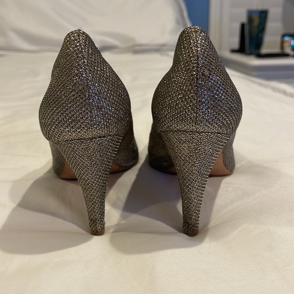 Vince Camuto Silver Vero Cuoio Heels - Picture 3 of 5